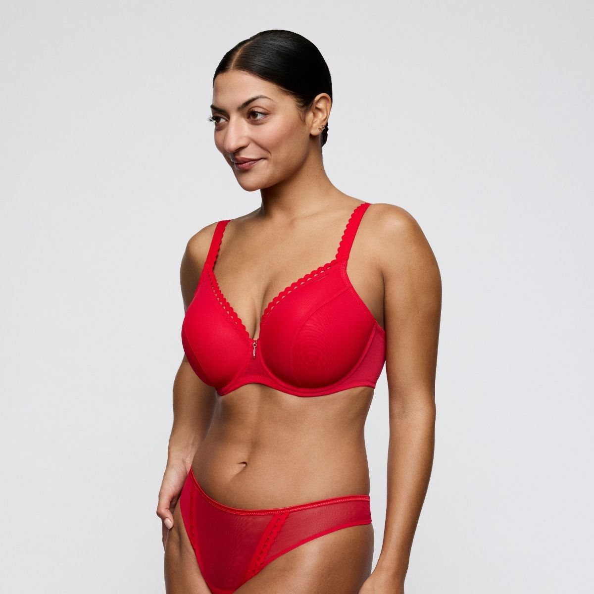 PrimaDonna Twist Wowgirl hjerteformet BH, rød - 0242600 - TRR - True Red