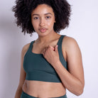 Girlfriend Collective Tommy Square Neck - Moss - 1016-MOSS