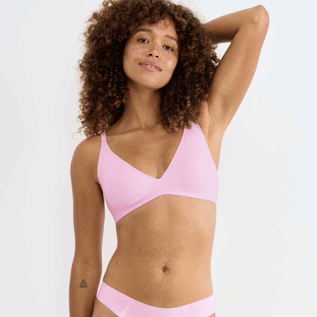 Sloggi Zero Feel 2.0 push-up BH, lyserød - 10226701 - 1588 - Floral Pink