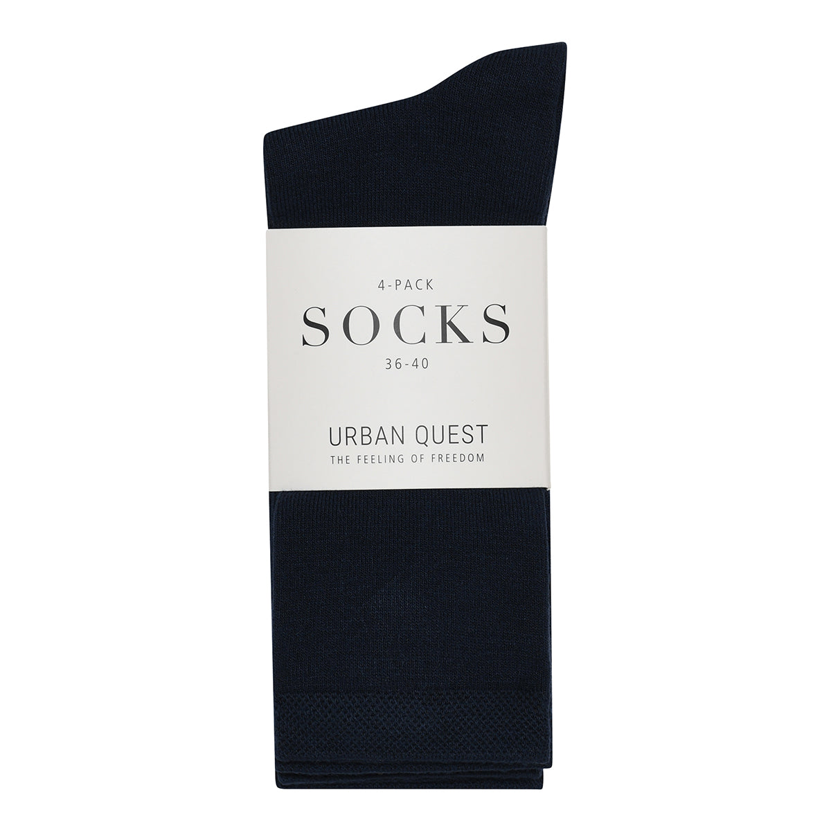 Urban Quest 4-pack Bamboo - Navy - 15502-NAVY