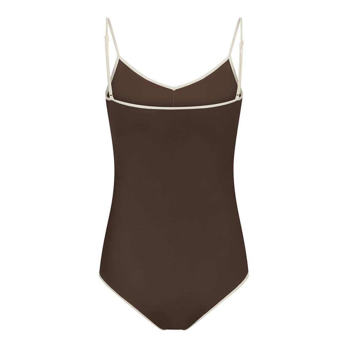 Neo Noir Felice badedragt uden bøjle, brun - 167795 - 434 - Dark Brown/Creme