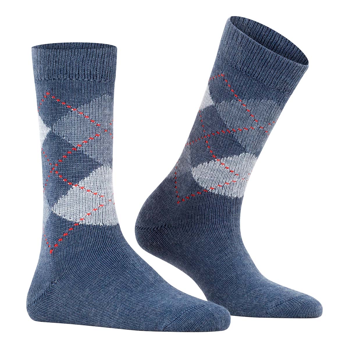 Burlington Whitby ankelstrømper, blå - 24080 - 6222 - Deep Blue