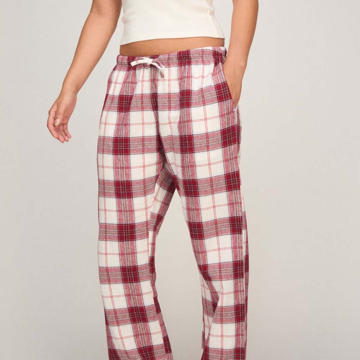 Hunkemöller natbukser, hvid - 307149 - Gardenia - Gardenia