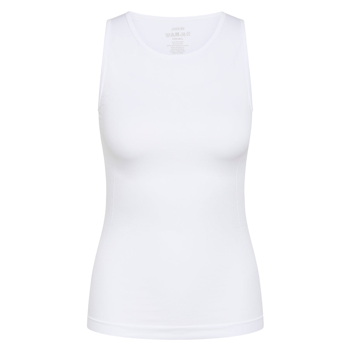 Zebdia Women Seamless tank - Brilliant White - 35015-1002