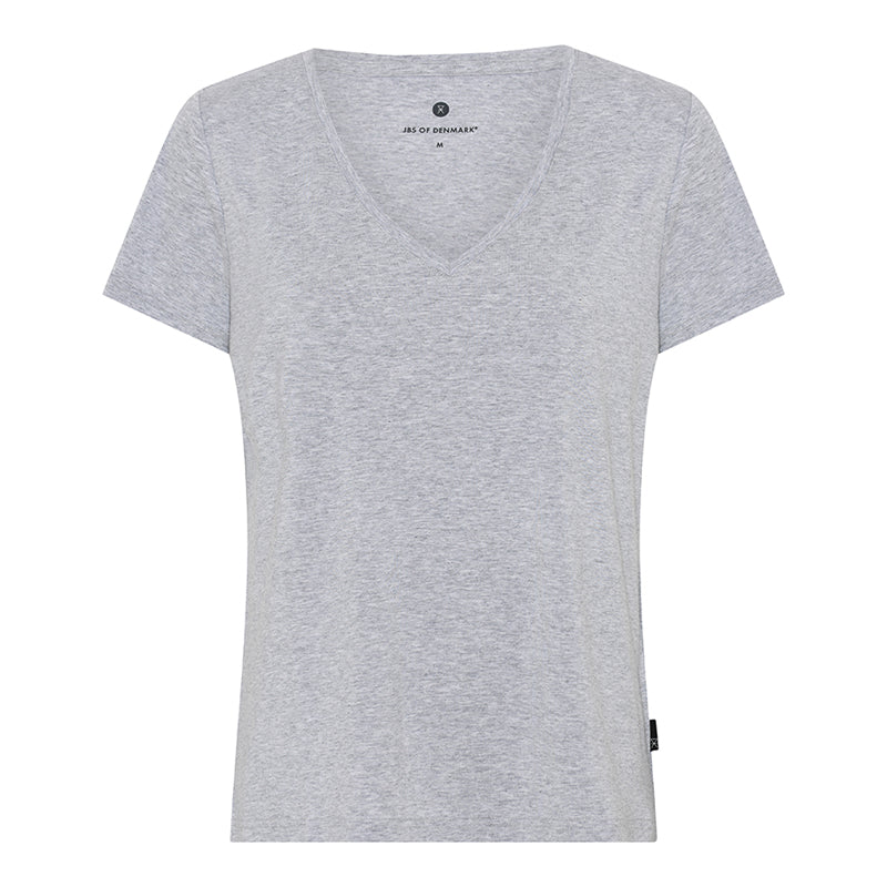 JBS of Denmark Bamboo Blend V-Tee - Grey - 11230-20-5