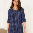 Lady Avenue Bamboo - Indigo/Camel - 81-1071-325