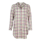 Lady Avenue Cotton Flannel - Army/Rose Checks - 83-1085-329