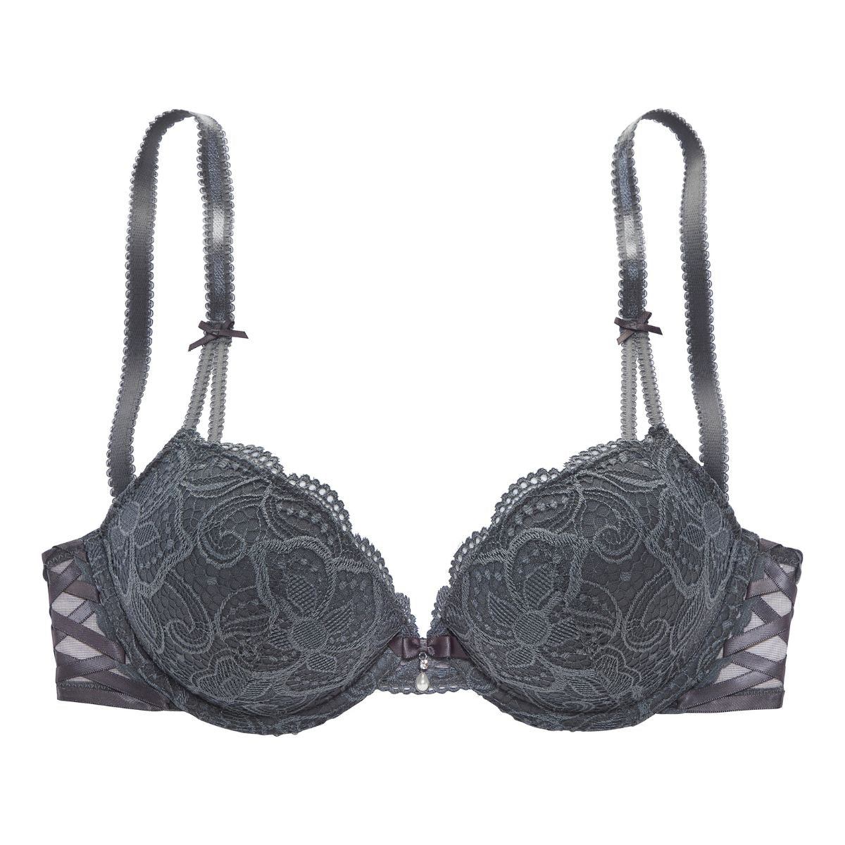 Lascana Nikoletta push-up BH, grå - BH-202-PB - graphit - Graphit