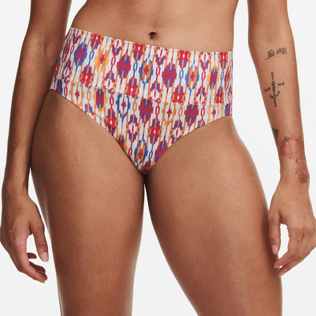 Chantelle Devotion - Red Ikat - C12SC5-0TP