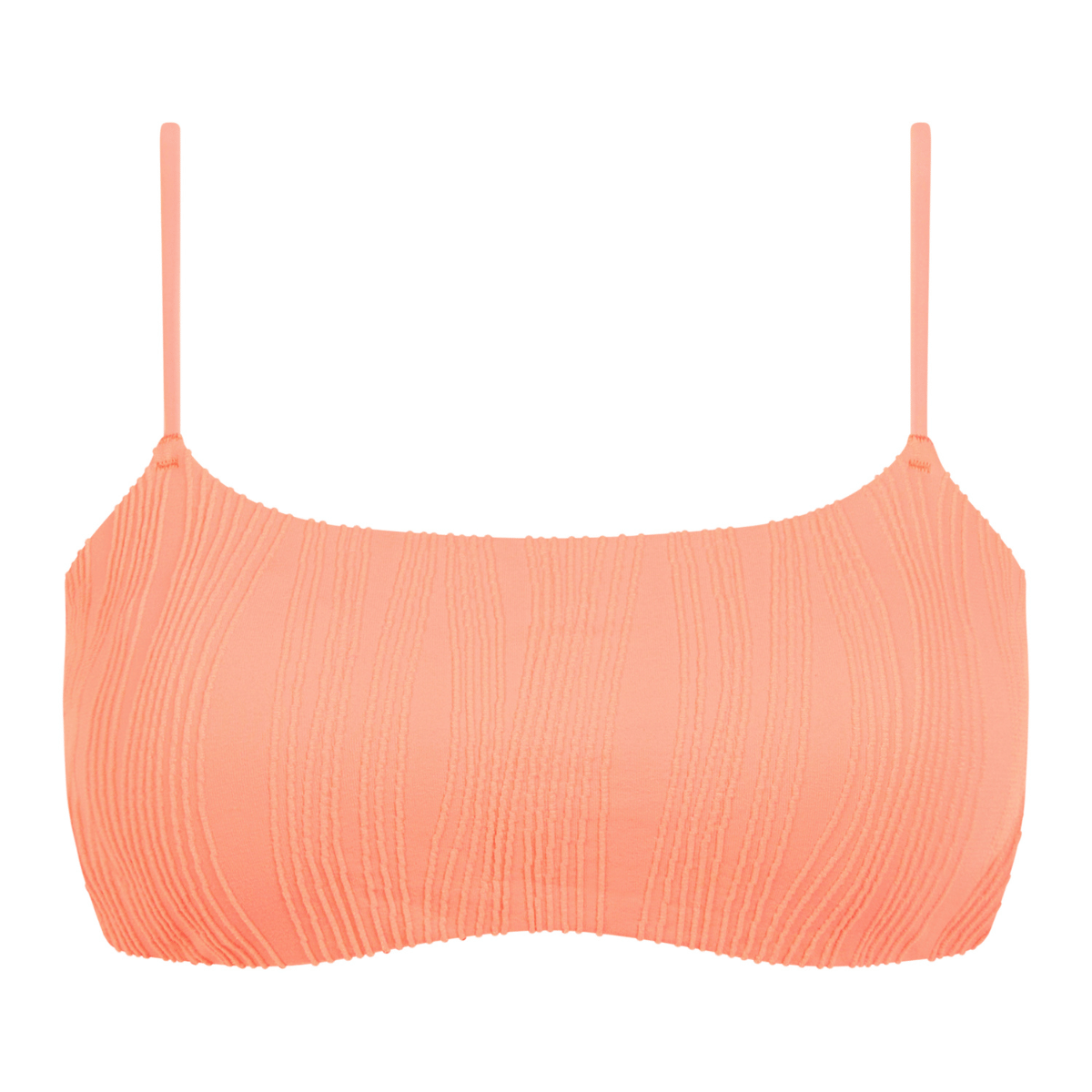 Chantelle Pulp Swim bikini top uden bøjle, orange - C12VQ9 - C76 - Bright Melon