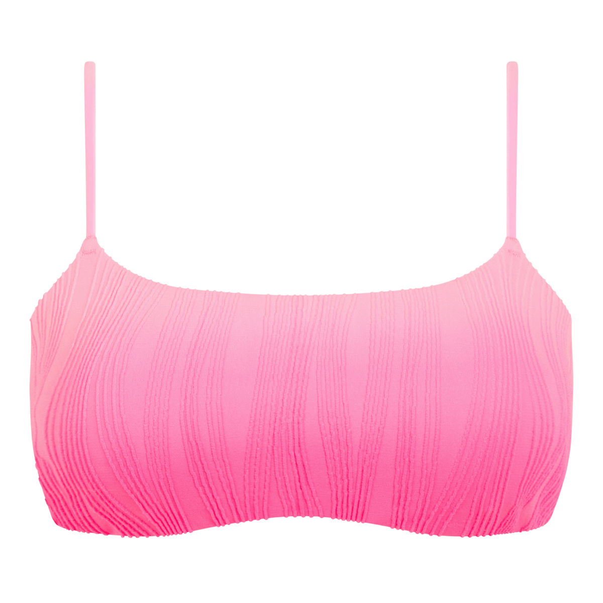 Chantelle Pulp Swim bikini top uden bøjle, pink - C12VQ9 - C77 - Pink Tie And Dye