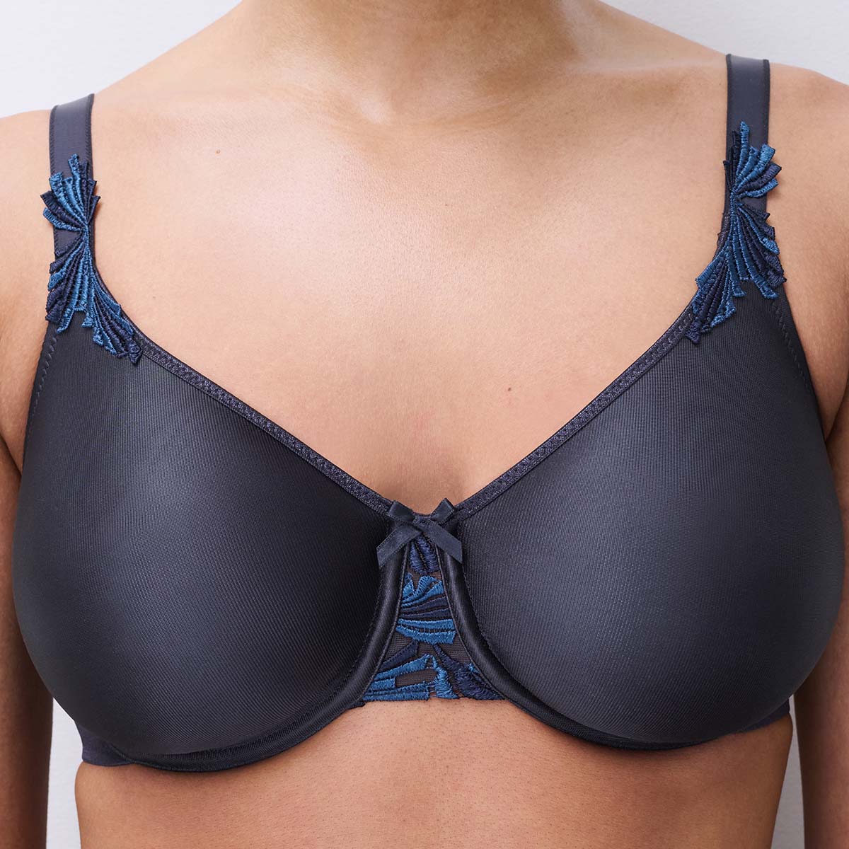 Chantelle Hedona full-cup BH, blå - C20310 - E19 - Twilight Blue