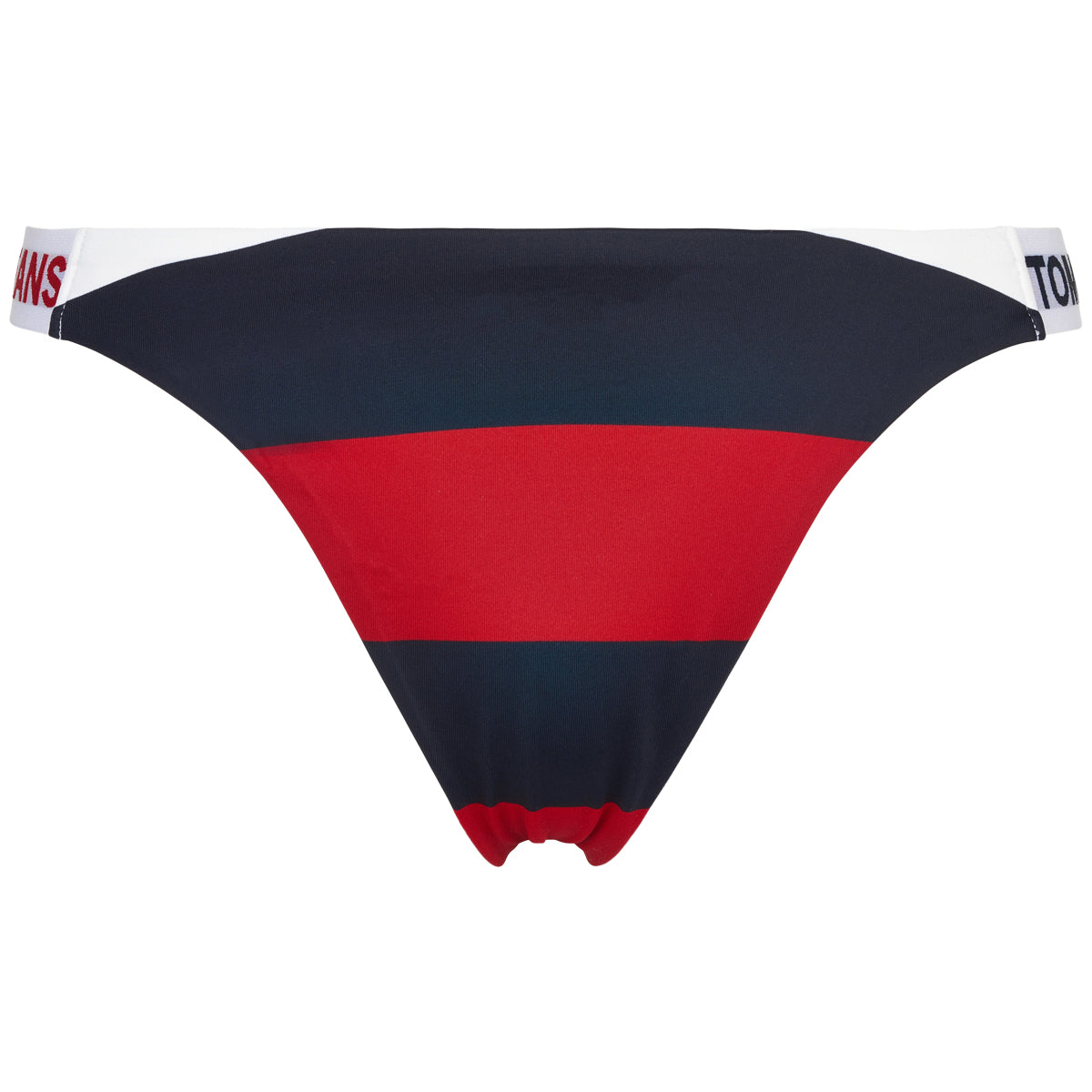 Tommy Hilfiger High Leg Cheeky - Rugby Stripe - W03400-0G2