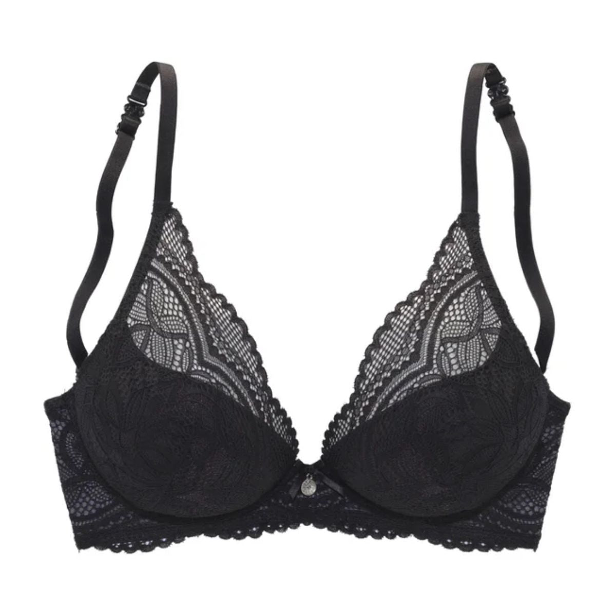 Lascana Nuance Vivianna push-up BH, sort - VA-66-PB - black - Black