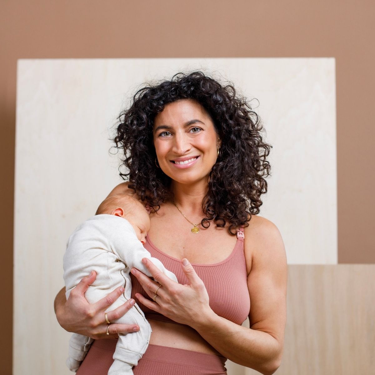 Noppies Mira amme BH, rosa - 30N4514 - N143 - Burlwood