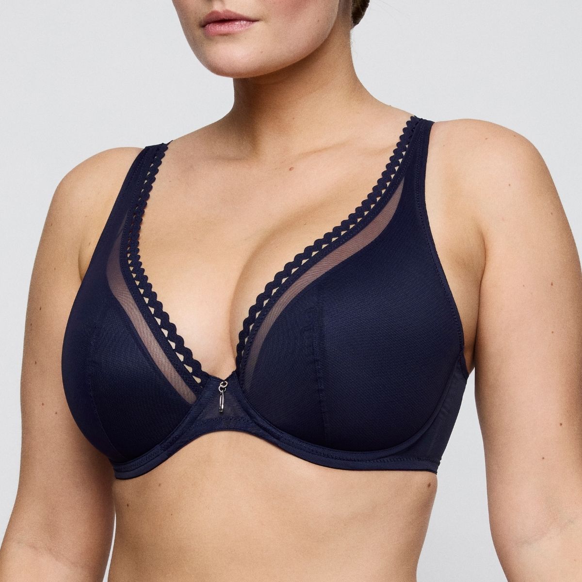 PrimaDonna Twist Wowgirl plunge BH, blå - 0142604 - EVB - Evening Blue