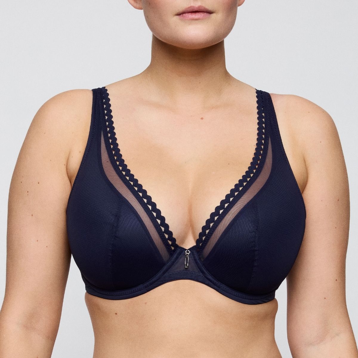 PrimaDonna Twist Wowgirl plunge BH, blå - 0142604 - EVB - Evening Blue