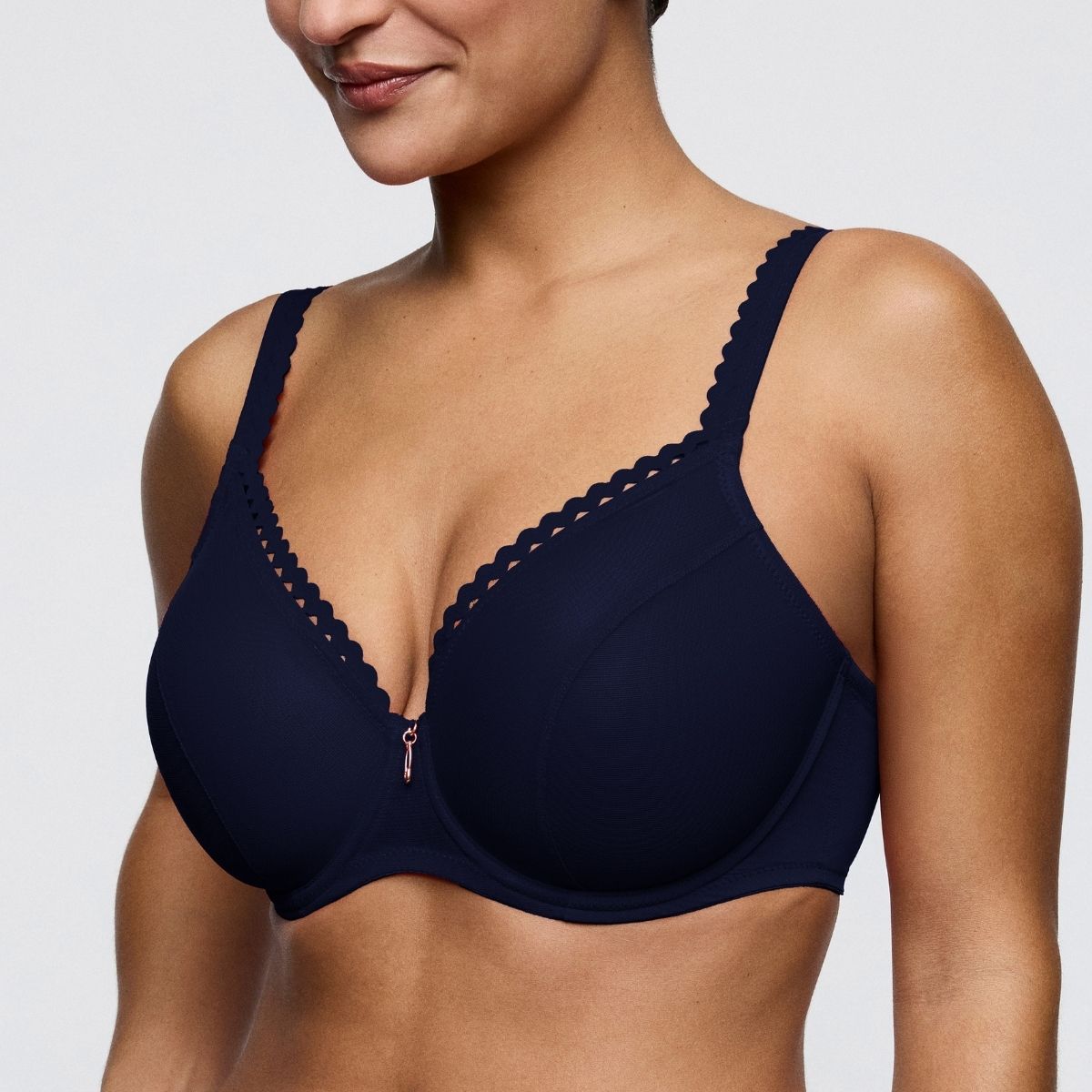 PrimaDonna Twist Wowgirl hjerteformet BH, blå - 0242600 - EVB - Evening Blue