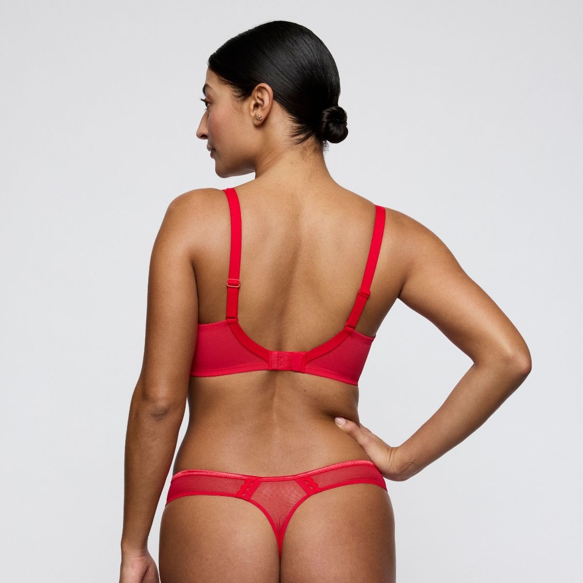 PrimaDonna Twist Wowgirl hjerteformet BH, rød - 0242600 - TRR - True Red