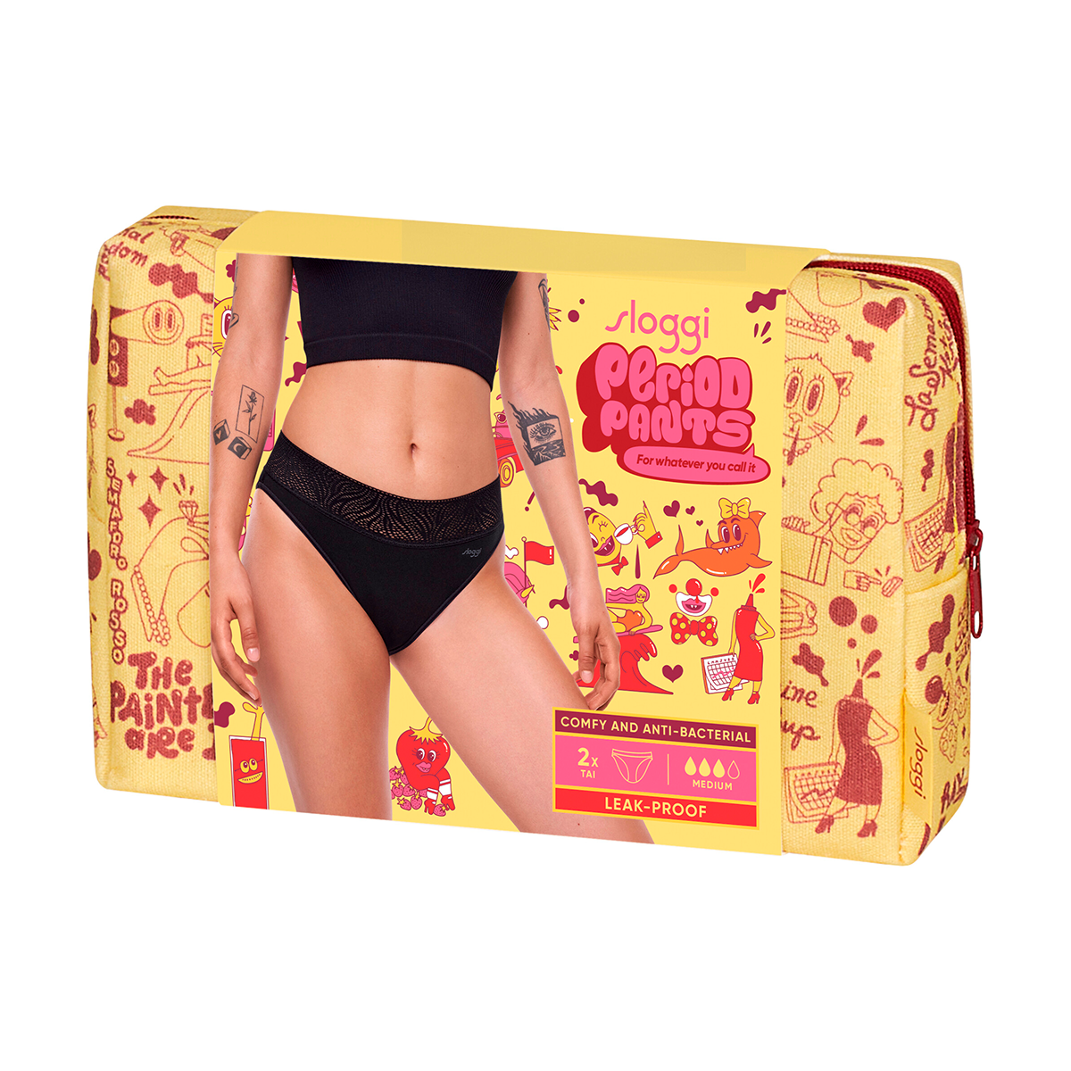Sloggi Medium 2-Pack - Black - 10213115-0004