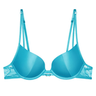 Triumph Crazy Stupid Love WHU push-up BH, turkis - 10222374 - 1605 - Ocean Blue