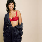 Triumph Sensual Velour - Dark Blue - 10221184-7064