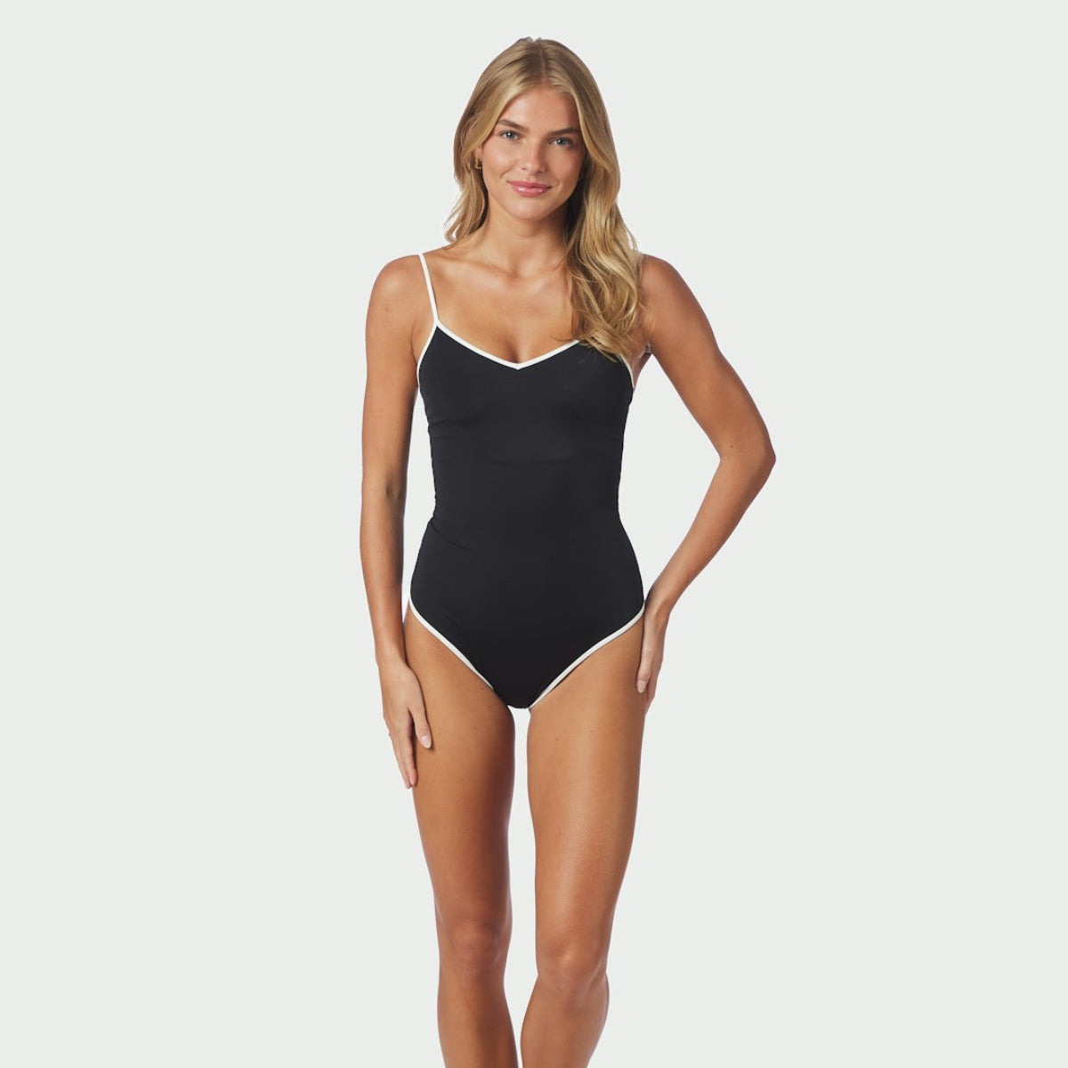 Neo Noir Felice badedragt uden bøjle, sort - 167795 - 727 - Black/White