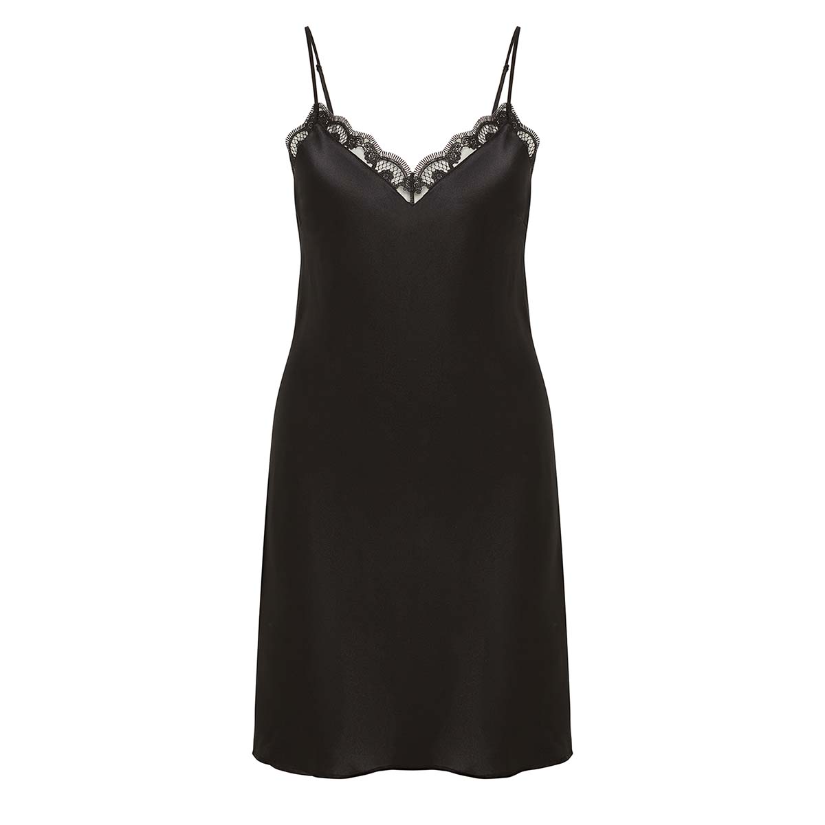 Simone Pérèle Love Me natkjole, sort - 1F8940 - 015 - Black