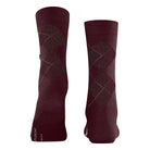 Burlington Marylebone Glitter ankelstrømper, rød - 22182 - 8435 - Claret