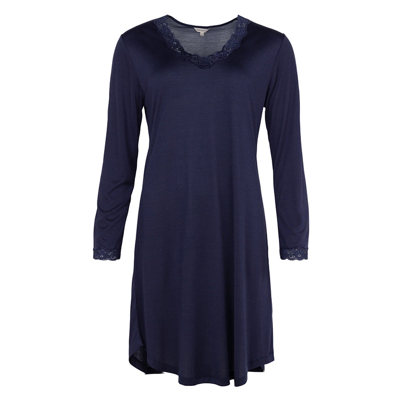 Lady Avenue Silk Jersey - Indigo - 23-50418-355