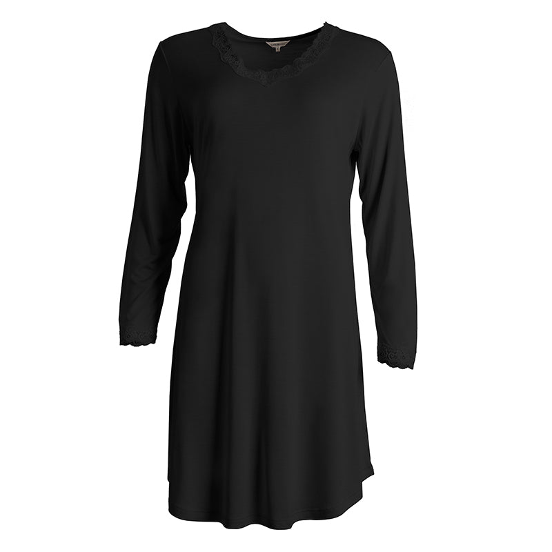 Lady Avenue Silk Jersey - Black - 23-50418-02