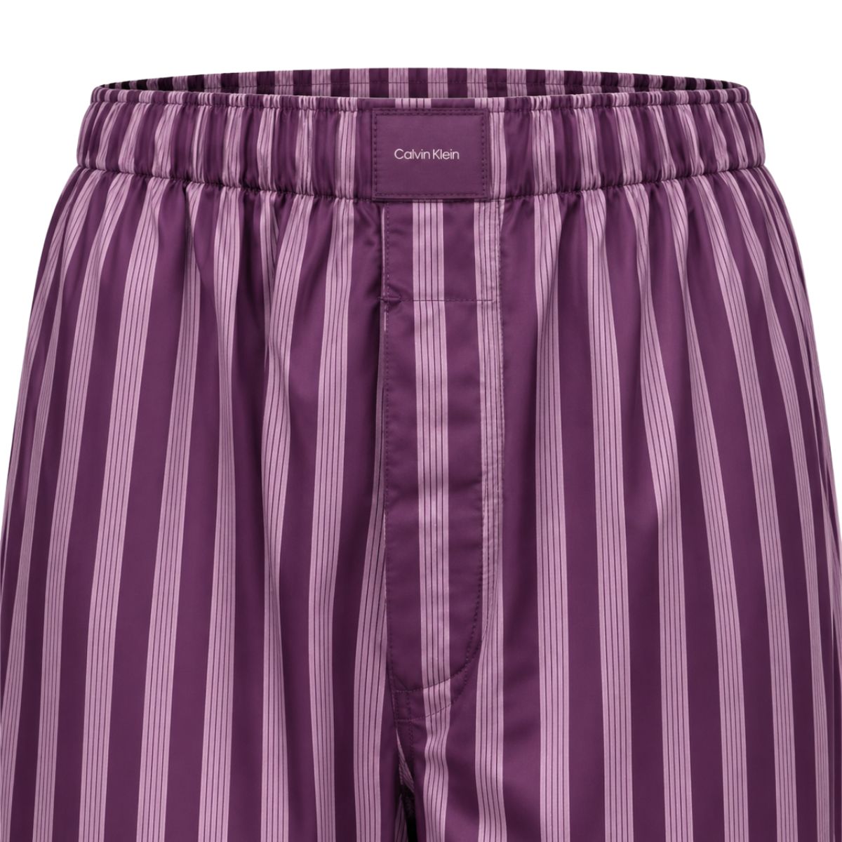 Calvin Klein natbukser, lilla - LV00QS7597 - 4I7 - Bespoke Stripe+Dark Purple
