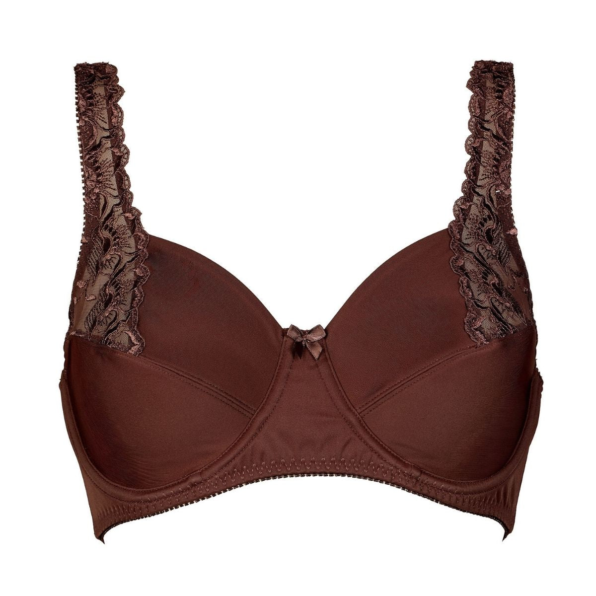 Elbrina BH med bøjle, brun - 50.02.2265 - 162 - Dark Brown