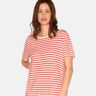 CCDK Bea natkjole, rød - 60330 - 3029 - Bittersweet Stripe