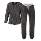 Lady Avenue Bamboo pyjamas, grå - 66715 - 2400 - Grey