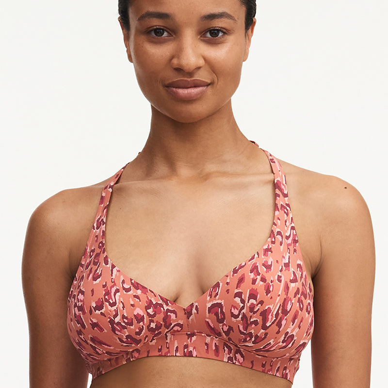 Chantelle Eos Wirefree - Orange Leopard - C11T60-0J5