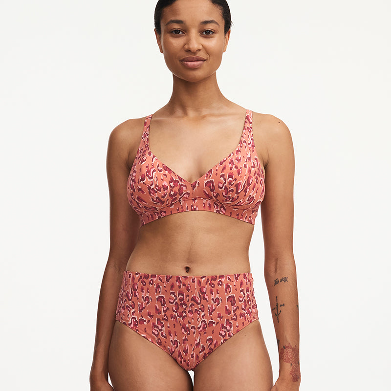 Chantelle Eos Wirefree - Orange Leopard - C11T60-0J5