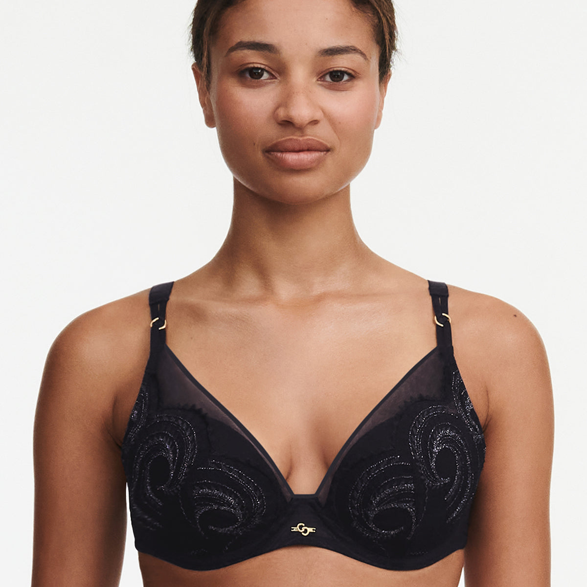 Chantelle Mystic Dream - Black/Silver Lurex - C11YNA-03M