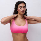 Chantelle Pulp bikini top uden bøjle, pink - C12VQ0 - C77 - Pink Tie And Dye