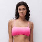 Chantelle Pulp Swim bikini top uden bøjle, pink - C12VQ9 - C77 - Pink Tie And Dye