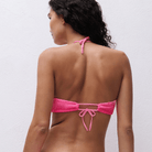Chantelle Pulp Swim bikini top uden bøjle, pink - C12VQ9 - C77 - Pink Tie And Dye