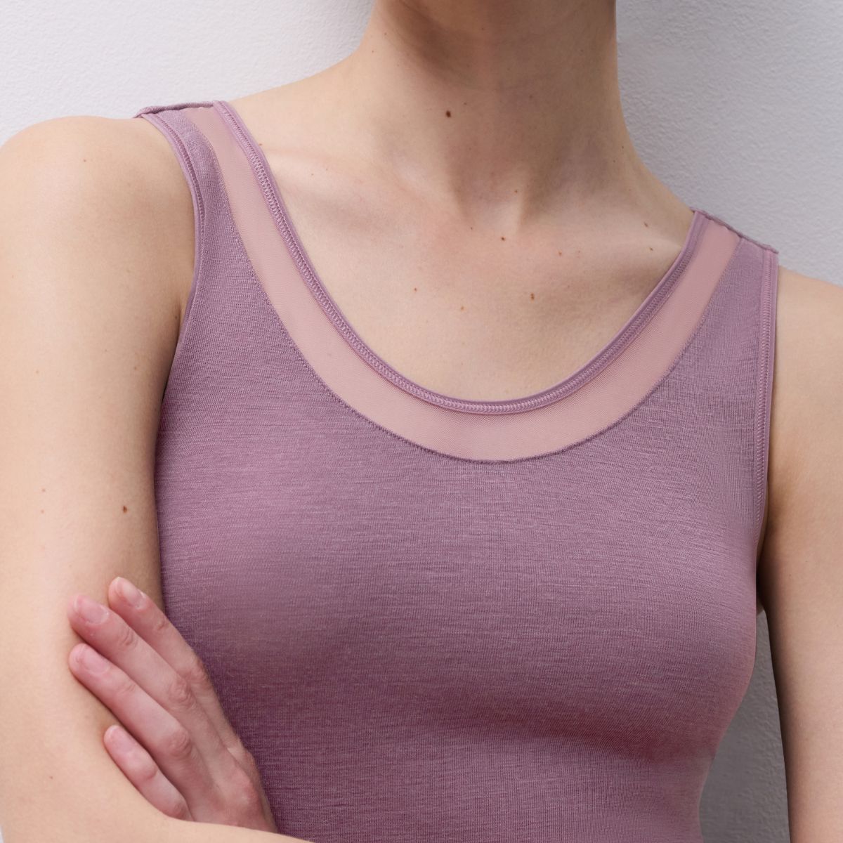 Femilet Juliana uldtop, lilla - FN1582 - 05C - Hyacinth