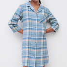 Femilet Heat - Blue Check Print - FN3840-02M