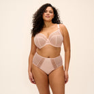 Elomi Matilda plunge BH, lyserød - EL8900 - PLH - Pearl Blush